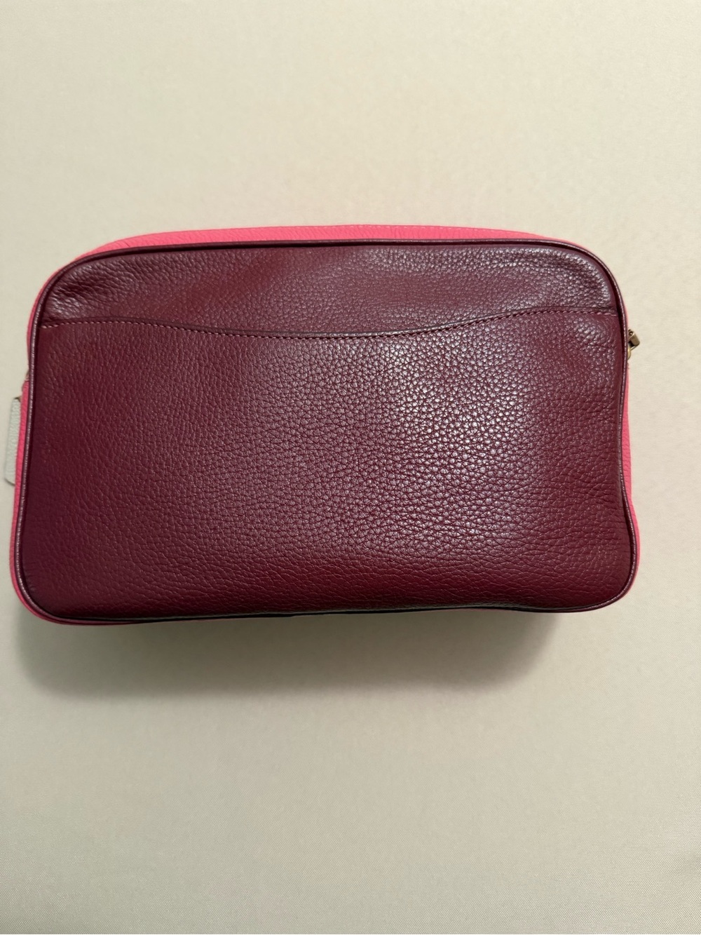 Coach Cassie Colorblock Camera Crossbody Bag in Pink, Cream & Burgundy - Picture 6 of 16